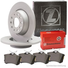 ZIMMERMANN Bremsenset BS 100.3300.20 Ø312 & SBB 23587.200.1 für VW vorne