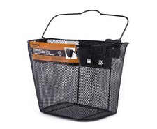 Fahrradkorb Vorderradkorb Metall Korb mit Halter abnehmbar mit Klick-System