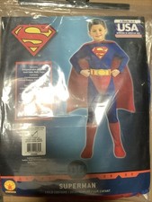 Boys Superman Costume Medium Size 8 - 10
