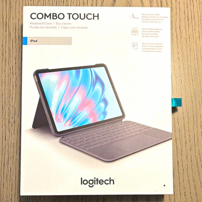 Logitech Combo Touch Keyboard Folio Gray for Apple iPad Air w/ Trackpad