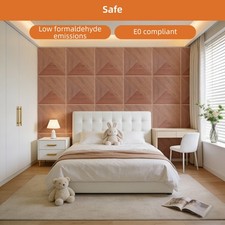 6 PCS Acoustical Wall Panels  Self-adhesive Sound Absorbing Panel Decorative