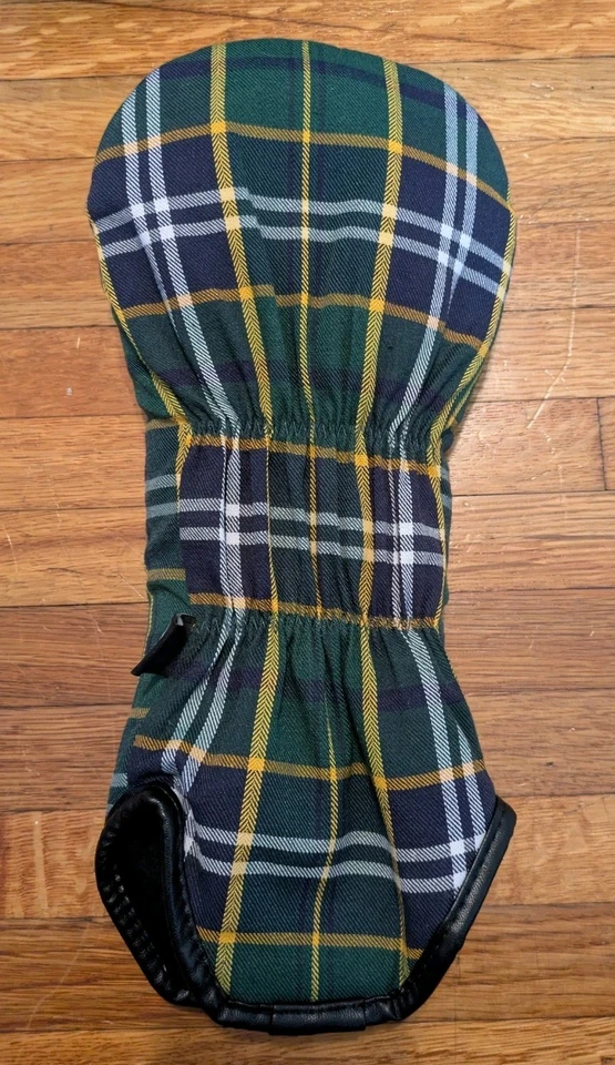 NOVO Maxfli Coleção Vintage Driver & Hybrid Taco de Golfe Capa Verde Xadrez - Imagem 2 de 3