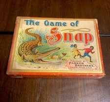  Rare 1885-1905 Parker Brothers The Game Of Snap - Complete W/Instructions