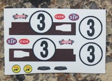 1/32 Strombecker Eldon slot car WATERSLIDE DELUXE Decal Sheet 3 CHAPARRAL 2c