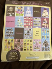 NEW Melissa  Doug Sweets  Treats Sticker Pad 500 Stickers Frost  Decorate