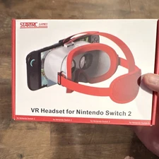 STARTRC GAMES VR Casque pour Nintendo Switch 2 Blanc/Rouge X004U45P53