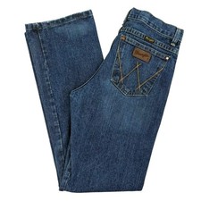 Wrangler Retro Relaxed Straight Jeans Cotton Youth 16 Regular Denim