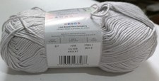 Lion Brand Truboo Yarn SILVER/149B  3.5oz 241yd 100 Rayon from Bamboo
