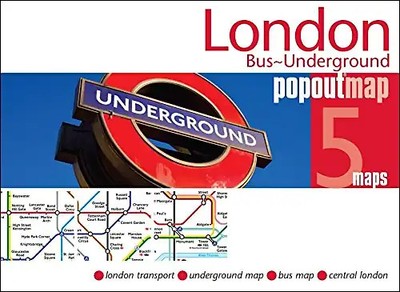 London Bus Underground PopOut Map (Popout Maps) - PopOut Map