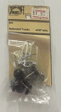 Gloor Craft 805 HO Bettendorf Trucks with 36" Wheels