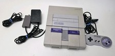 SNES Super Nintendo Original Console Bundle TESTED w/ OEM Controller, Cords READ