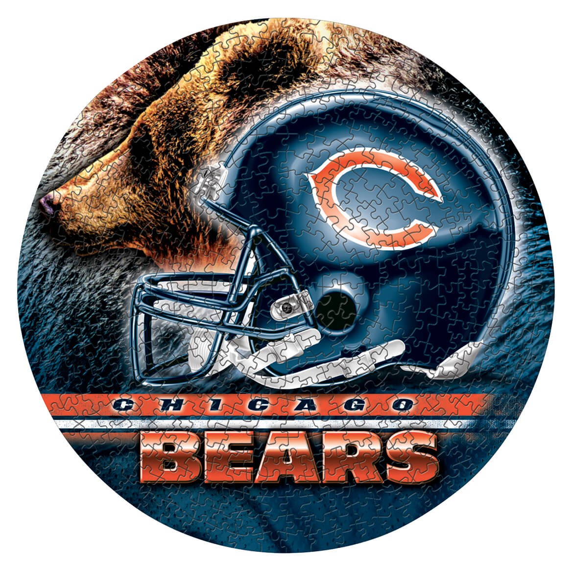 NFL Chicago Bears 500-Piece Team Round Puzzle