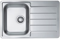 KüChenspüLe 79X50Cm Edelstahl EinbauspüLe Line 80 Schrank Ab 45 Cm Ohne Hahnloch