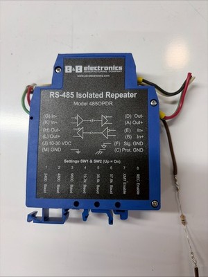 B&B Electronics RS-485 Isolated Repeater Model 485OPDR