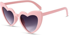 Heart Shaped Sunglasses for Women Vintage Love Retro Sun Glasses Clout Goggle We