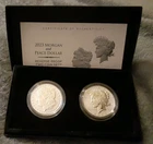 2023 Morgan and Peace Dollar Two-Coin Reverse Proof Set