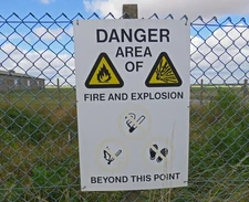 Photo 6x4 Sign on Kendrew Barracks boundary fence Thistleton/SK9117  c2016