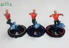 Heroclix Icons set Aquaman 025. 026, 027 R/E/V figures 