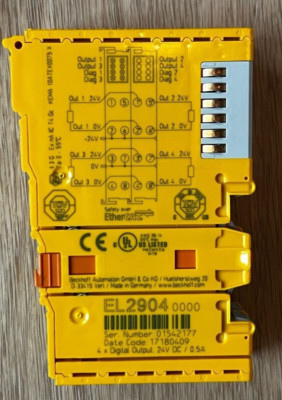Beckhoff EL2904 EtherCAT Terminal, 4-channel digital input, 24V PLC Moudule Fast