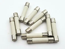 Lot of 10 Buss ABC1-1/2 250V 1-1/2 Amp Ceramic 1/4" x 1-1/4" Fast Acting Fuses  