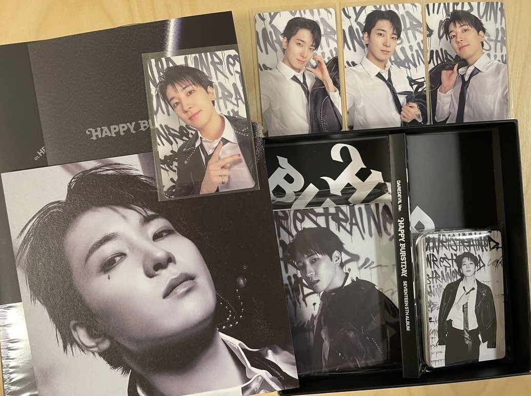 SEVENTEEN HAPPY BURSTDAY DAREDEVIL ver. FULL SET BINDER+