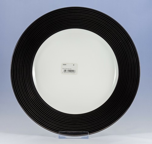 Dibbern - Fine Bone China Savoy Schwarz Platin - Teller Speiseteller 26,5 - NEU