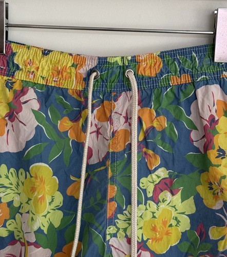 Pantalones Cortos de Natación Polo Ralph Lauren Azul Con Estampado Floral Medianos - Imagen 2 de 12