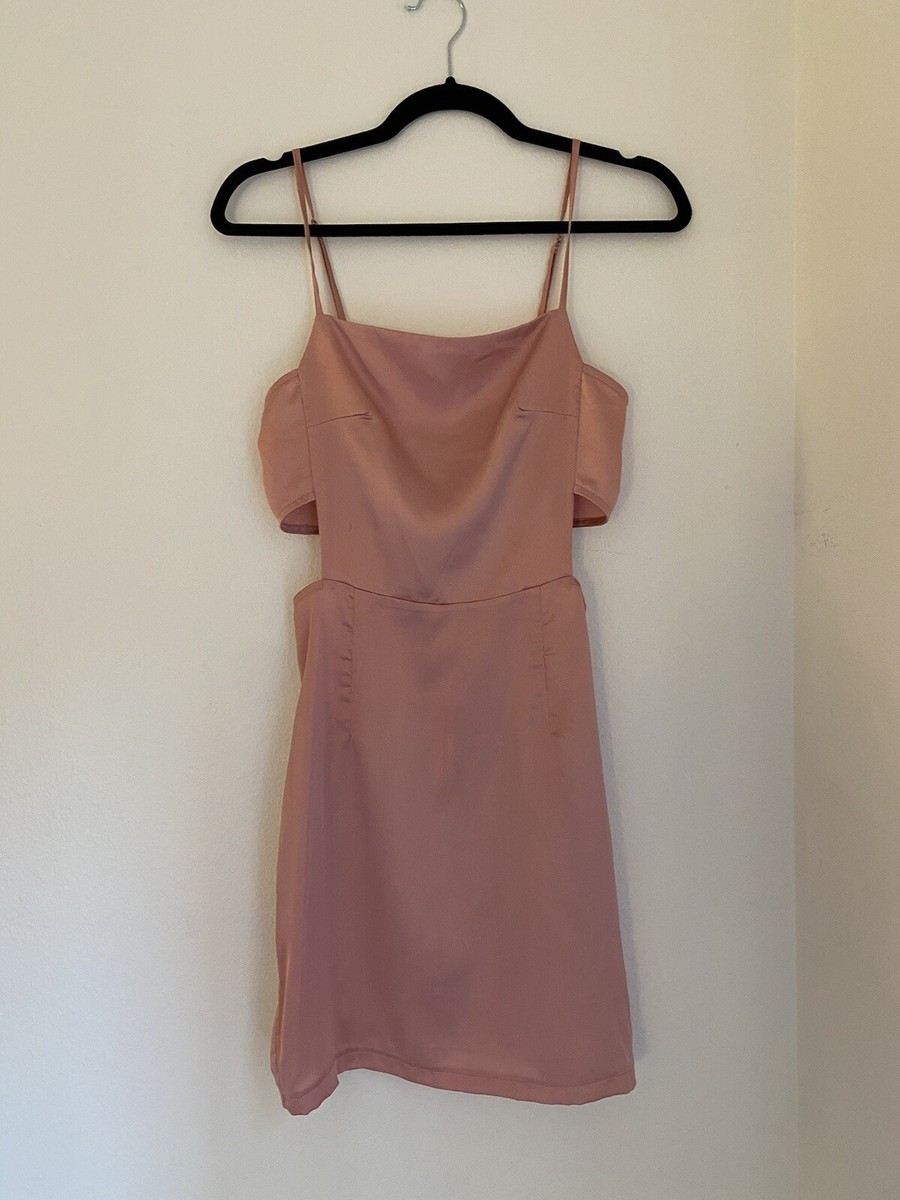 pink pretty little thing dress Women's Petite Layered Ruffle Chiffon Halterneck Mini tie fastening at the back of the neck Pink Sequin Oversized Bow Shift