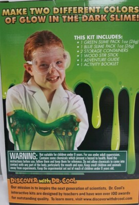 glow in the dark slime science kit