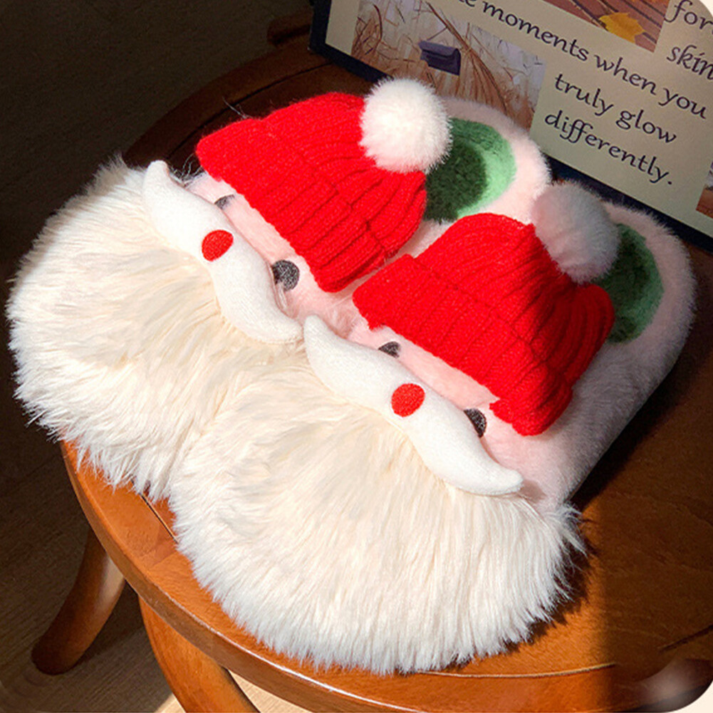 APL Pantofole Babbo Natale di Natale soffici ciabatte da casa comode per donna