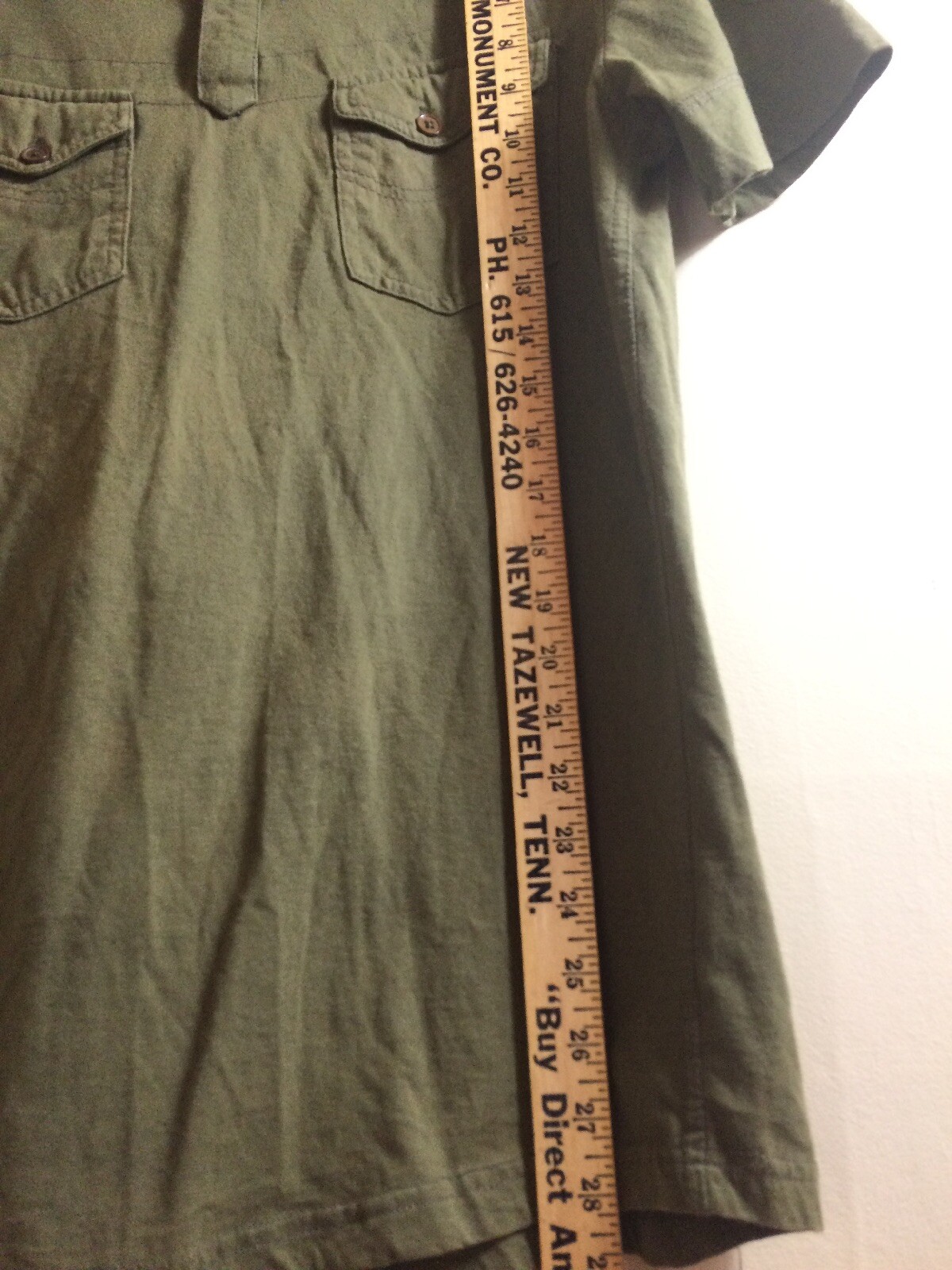 counter Intelligence corps Mens Medium Shirt Gree… - image 5