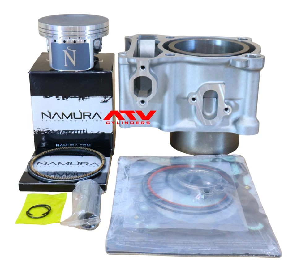 Nuevo Yamaha Rhino Kodiak Grizzly Wolverine 450 Cilindro Jarra Pistón Kit Extremo Superior Foto 2 de 4