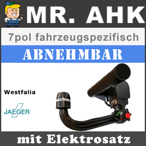 ANHÄNGERKUPPLUNG starr passend für VW Touran I 03-15 AHK 7pol ESatz spezifisch