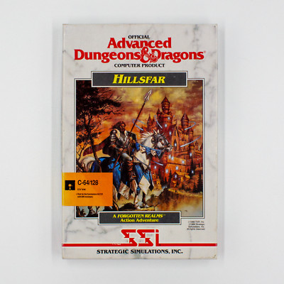 Hillsfar von SSI für Commodore 64/128, C64, 5,25'' Disk, 1989 AD&D, Small Big Box