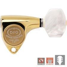 NEW Gotoh SGV510Z-P7 Tuners L3 R3 Set Advanced Tuning 21:1 Gear Ratio 3x3 - GOLD