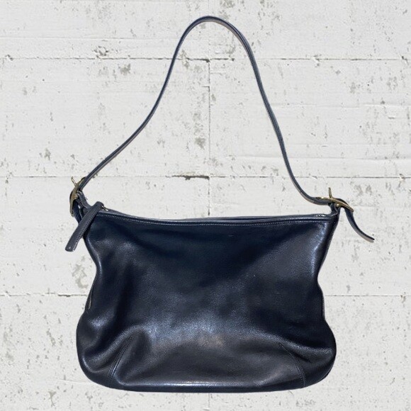 Vintage Coach Large Leather Hobo Bag Gem