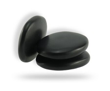 Budawi® Hot Stone Massage Steine 3 Stück Hotstones im Set Warmsteinmassage
