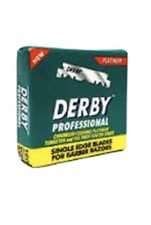 DERBY PROFESSIONAL SINGLE EDGE HALF RAZOR BLADES 100 FOR STRAIGHT RAZOR BARBER S