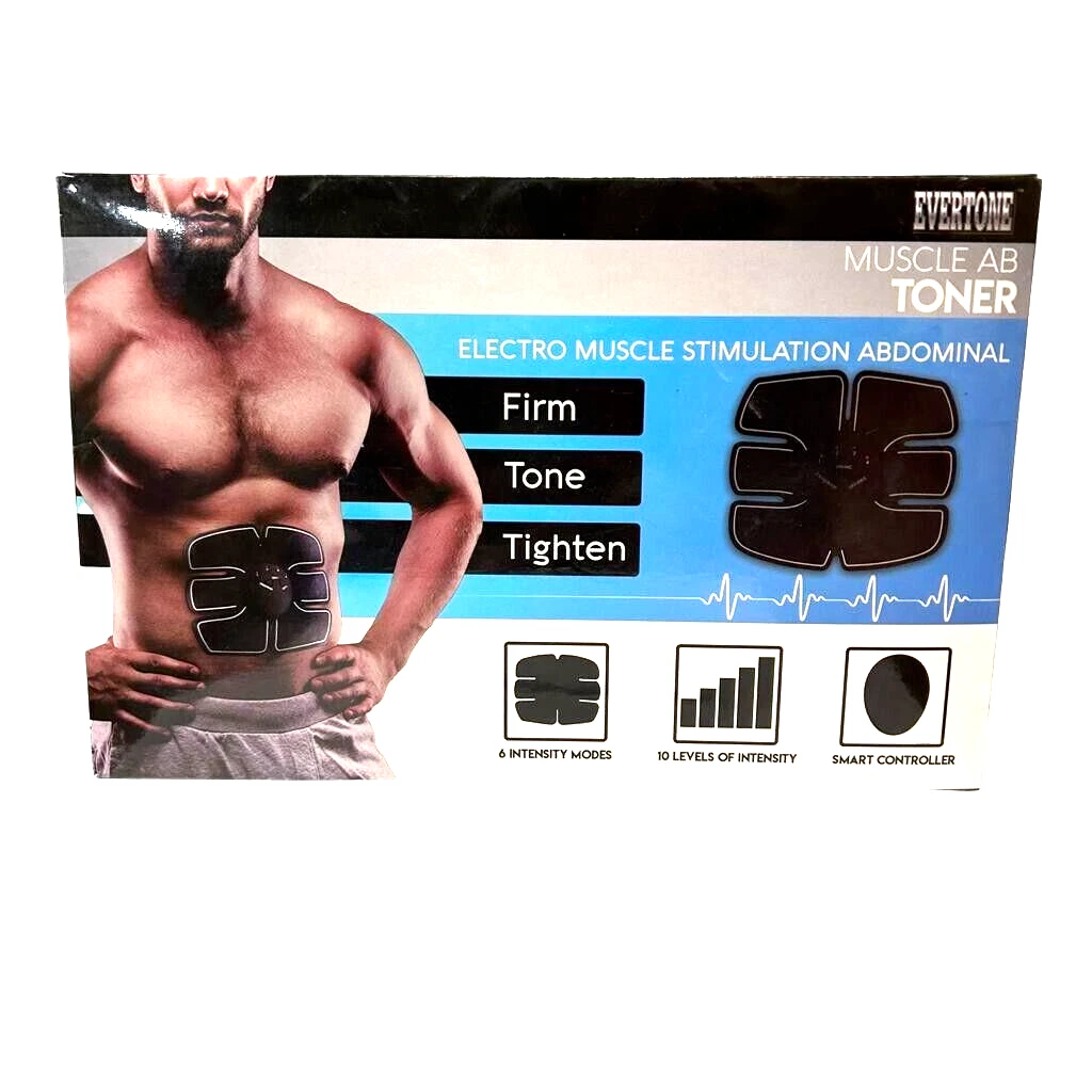 Evertone Muscle Ab Toner Electro Muscle Stimulation EMS 10 Levels