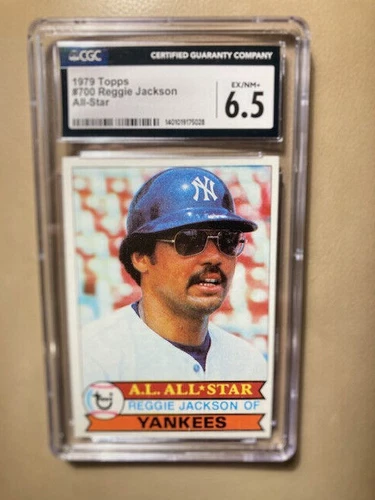 1979 Topps #700 Reggie Jackson CGC 6.5  EX-MT+Yankees Newly graded!