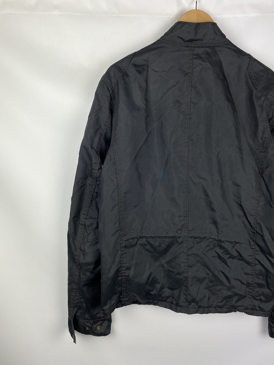 Belstaff Black Prince men's weatherproof coated nylon jacket