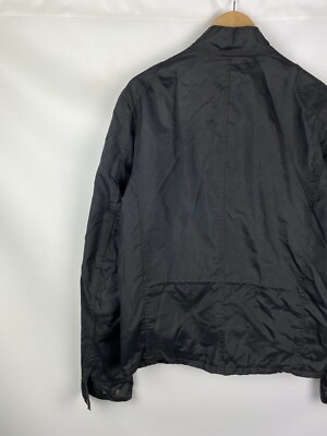 Belstaff Black Prince men's weatherproof coated nylon jacket