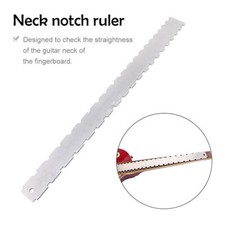Guitar Neck Notched Ruler Fingerboard Straight Edge Check Fret Luthier Tool