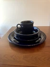 Fiestaware Homer Laughlin Cobalt  4 Piece Place Setting Fiesta Stoneware -