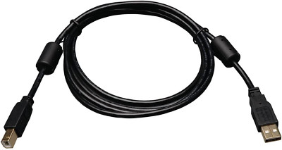 Tripp Lite USB 2.0 A/B Gold Device Cable with Ferrite Chokes 6'