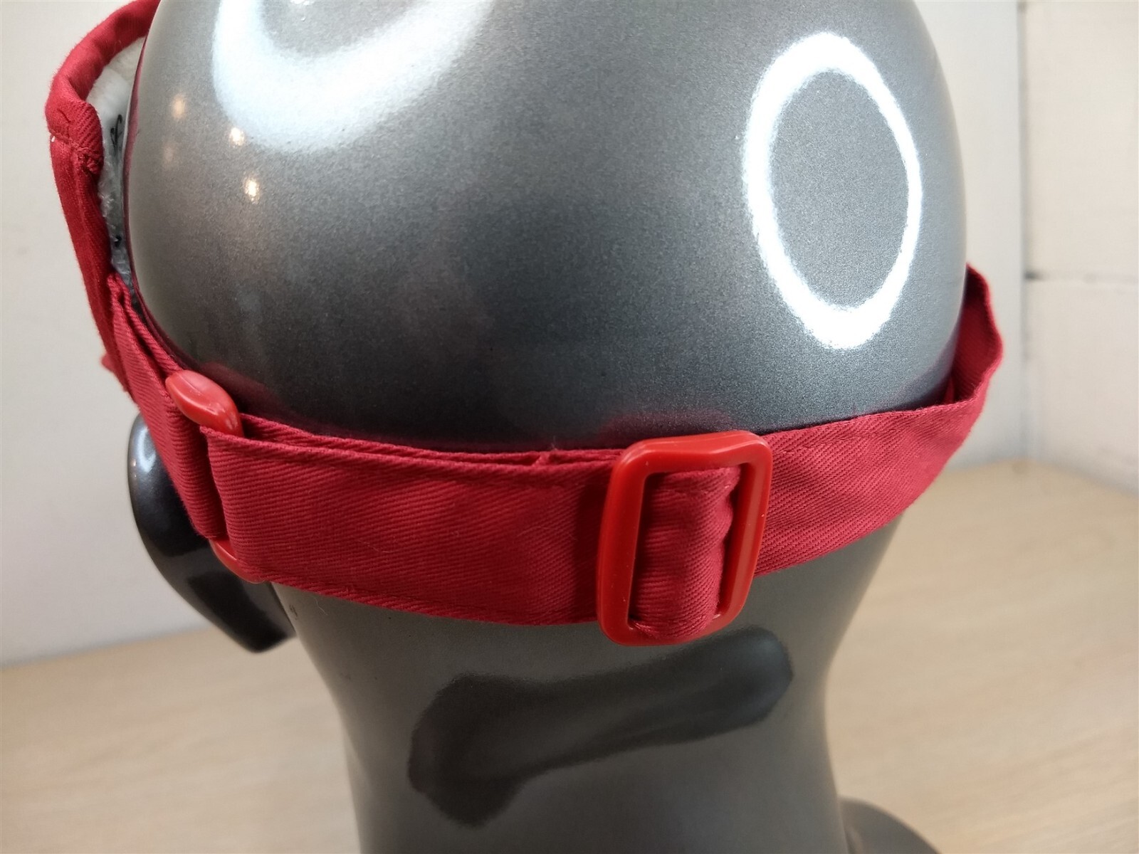 OKI ADJUSTABLE STRAPBACK SUN VISOR/CAP, RED, ELEC… - image 6