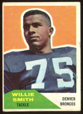1960 Fleer #47 Willie Smith Denver Broncos - Rookie Card