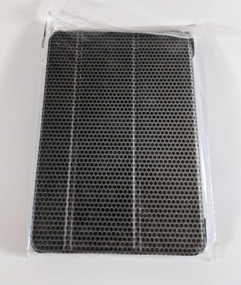 NEW Amazon Fire HD 8 (2020) (Gen 10) Tablet CASE FOLIO *Black Gray Carbon Design