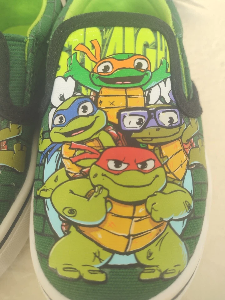 Chinelo Teenage Mutant Ninja Turtles Mutant Mayhem criança meninos/meninas tamanho 7 novo - Imagem 3 de 4