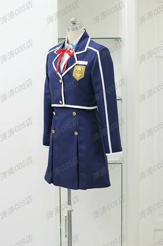 Sword Art Online Yuuki Asuna School Skirt Halloween Party Outfit Cosplay Costume - Picture 2 of 5